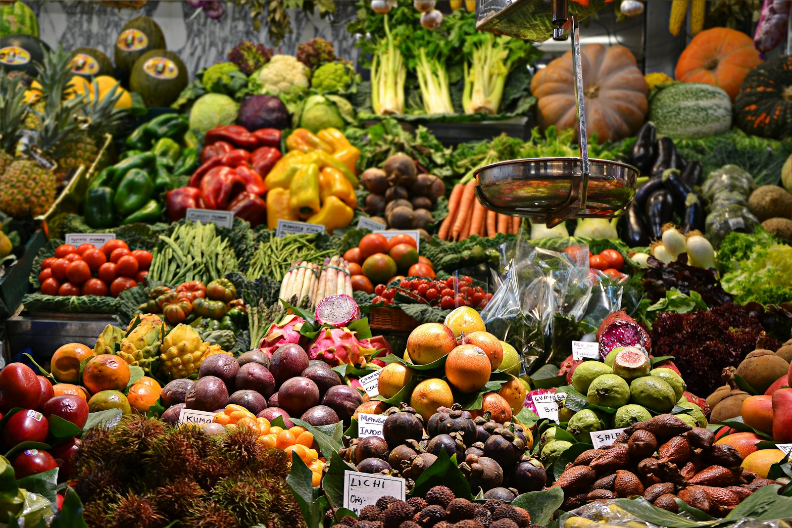 Ambiance marché des Halles
